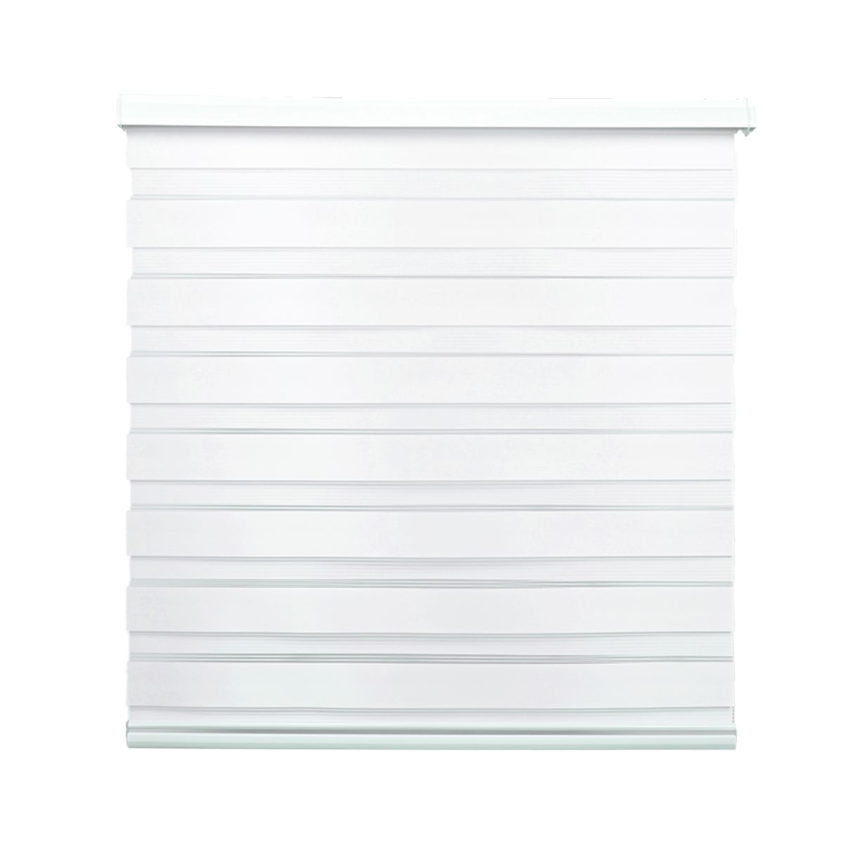 GUIZA - Cortina Roller Duo Zebra Día Y Noche Cenefa Pvc 100x200 Guiza