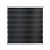 Cortina Roller Duo Zebra Día Y Noche Cenefa Pvc 160x200