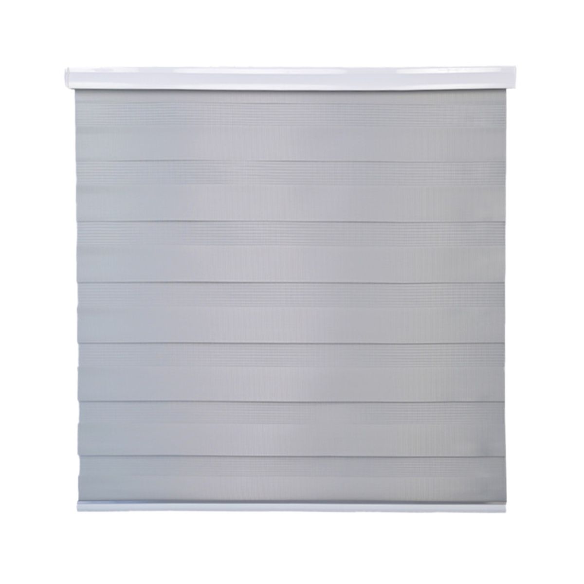 GUIZA - Cortina Roller Duo Zebra Día Y Noche Cenefa Pvc 180x200 Guiza