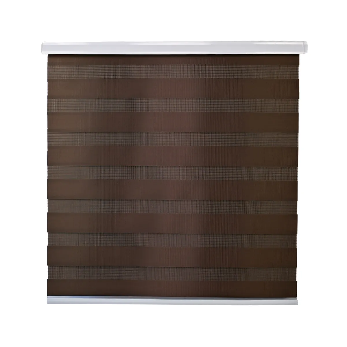 GUIZA - Cortina Roller Duo Zebra Día Y Noche Cenefa Pvc 180x200 Guiza