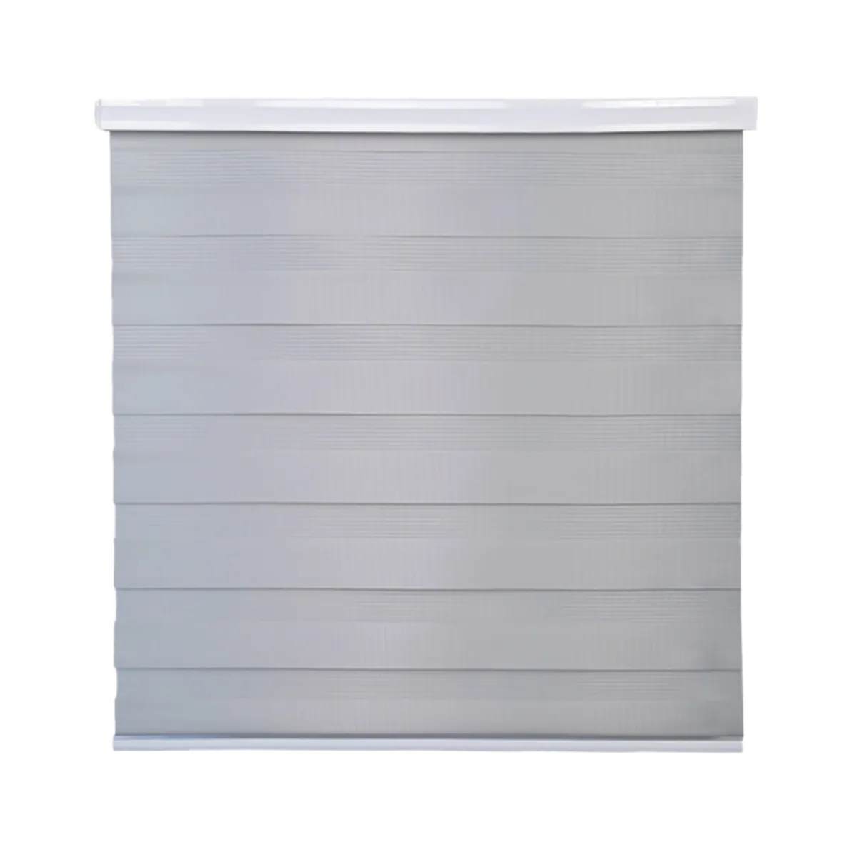 GUIZA - Cortina Roller Duo Zebra Día Y Noche Cenefa Pvc 220x200 Guiza