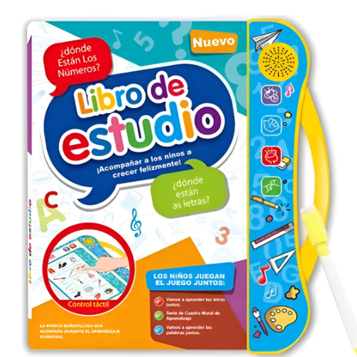 GENERICO - Mi Primer Libro Aprendizaje Juguete Niños Sonido Interactivo