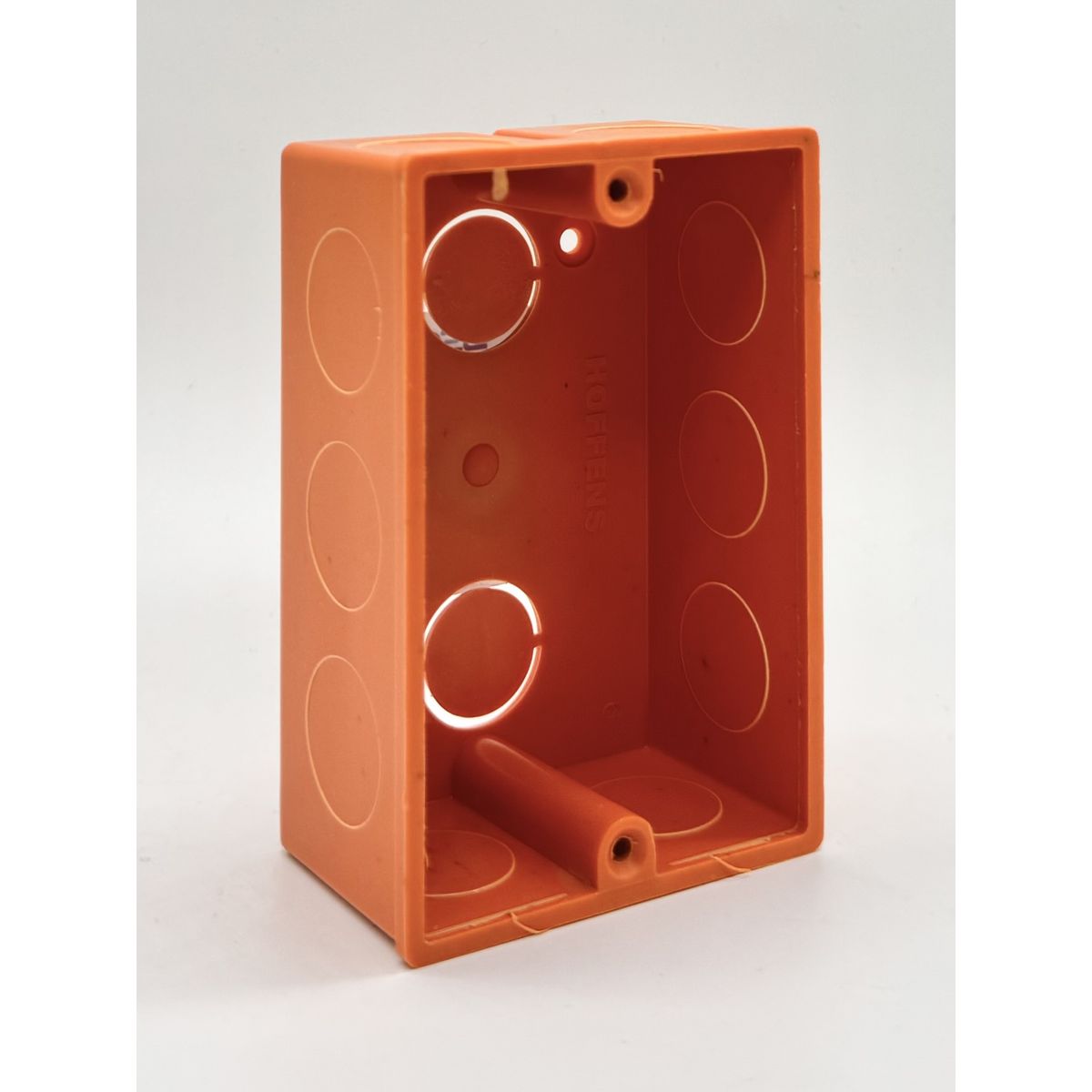 GENERICO - pack 50 Caja Distribución Embutida Eléctrica Pvc Tabique Naranja