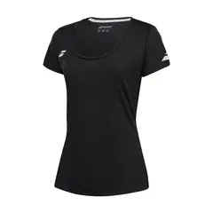 BABOLAT - Polera Play Cap Sleeve Top Women Negra Tenis Padel