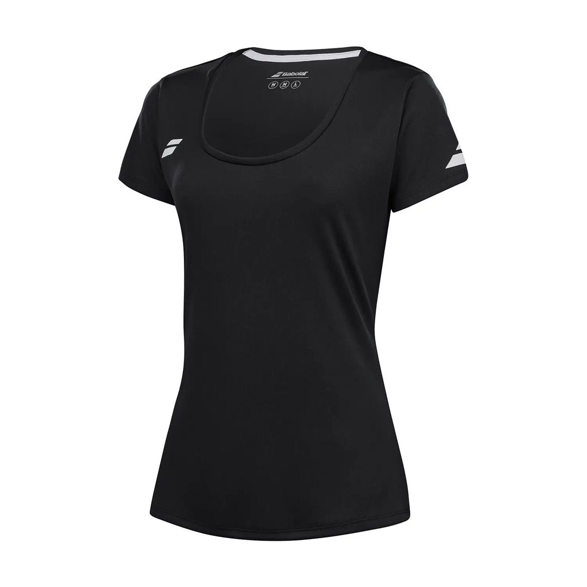 BABOLAT - Polera Babolat Play Cap Sleeve Top Women Negra Tenis Padel