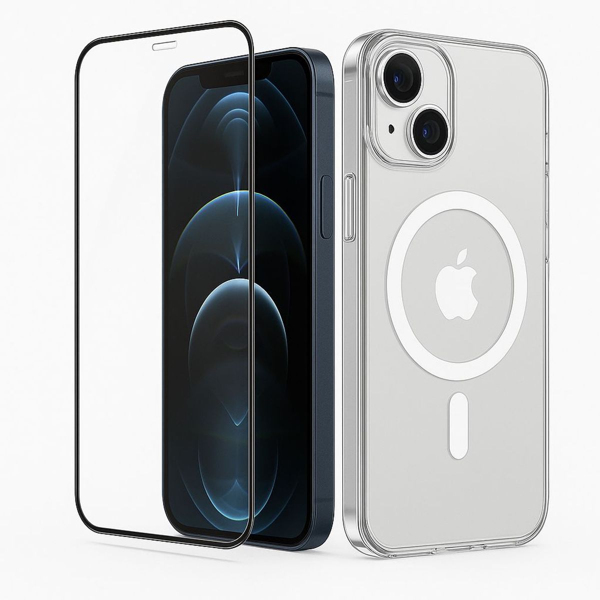 GENERICO - Carcasa Para iPhone 17 Pro Max Transparente MagSafe + Mica