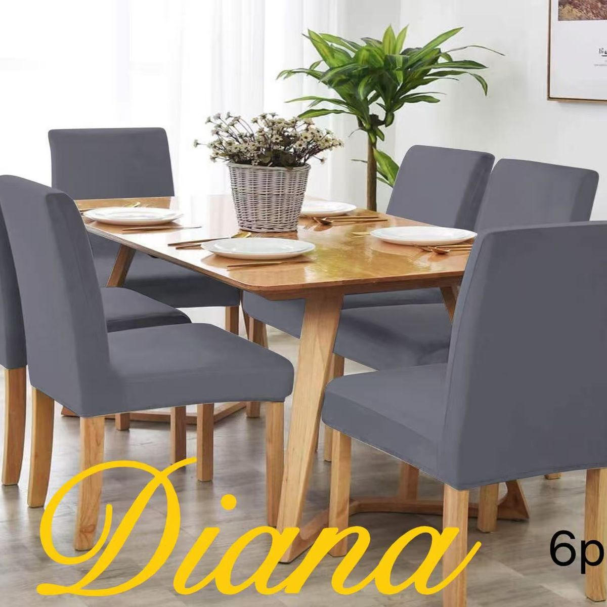 DIANA - FUNDAS PARA SILLAS COLORES LISOS