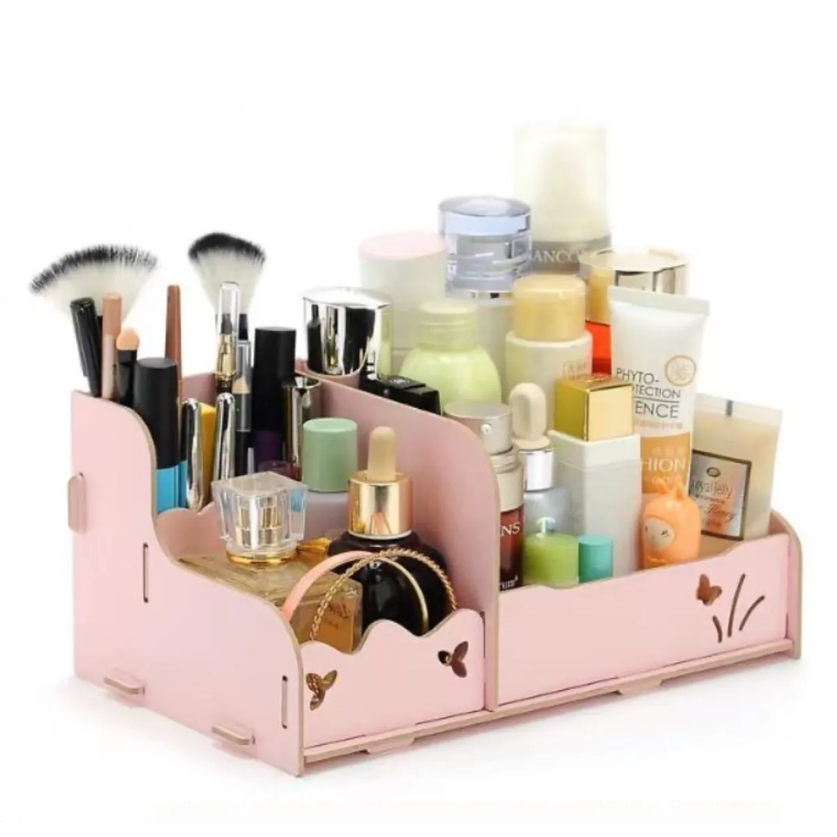 GENERICO - Organizador De Maquillaje Multiuso Rosado