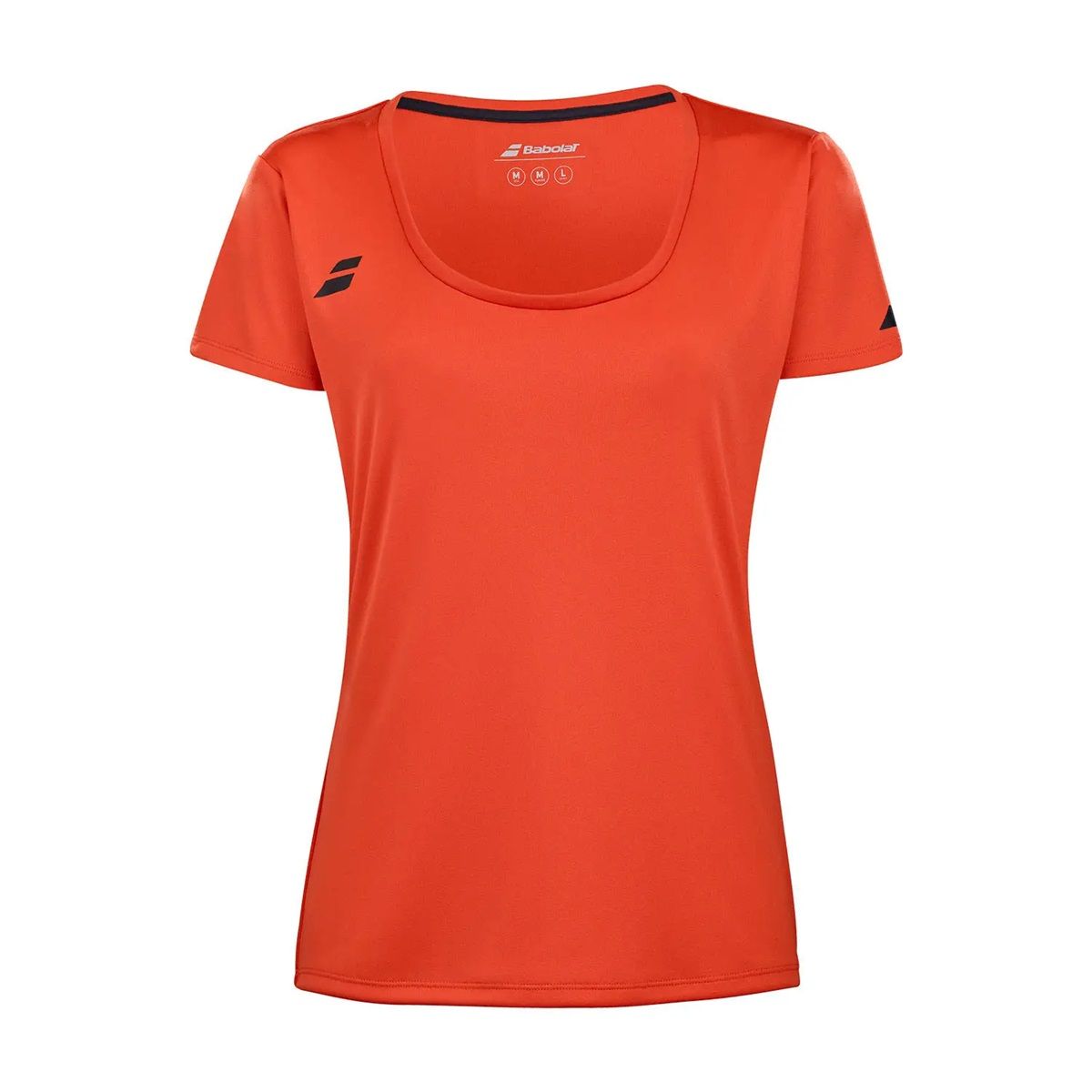 BABOLAT - Polera Babolat Play Cap Sleeve Top Women Naranja Tenis Padel