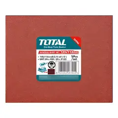 TOTAL TOOLS - LIJA PARA LIJADORA 145X114MM POR 5PCS TOTAL