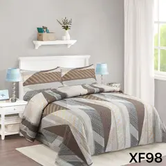 GENERICO - Cubrecama Quilt Verano 1.5 Plazas - Apache XF98