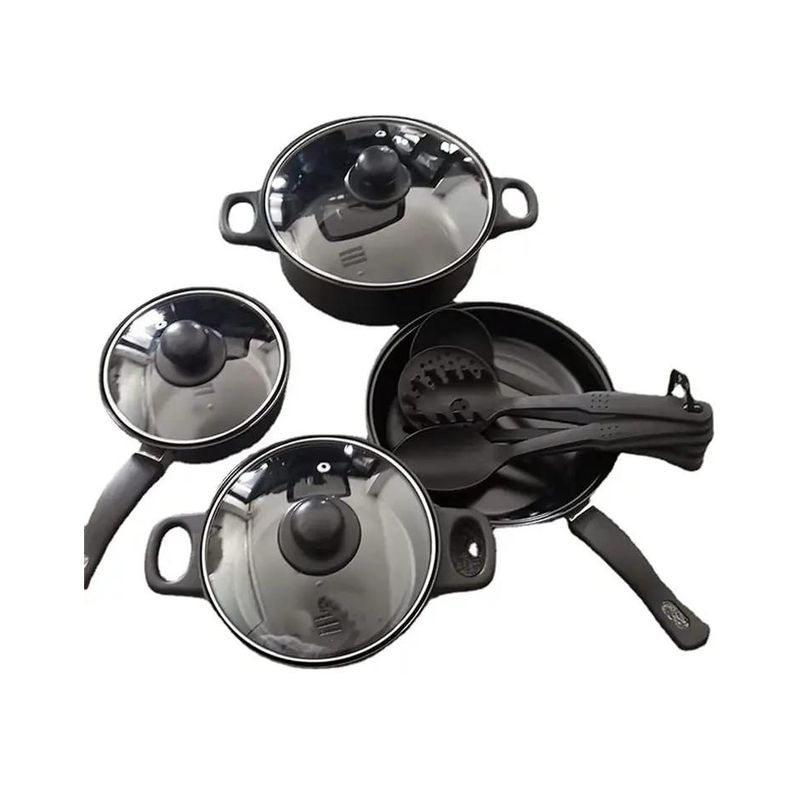 GENERICO - Set De Cocina Ollas Sarten 10 Piezas