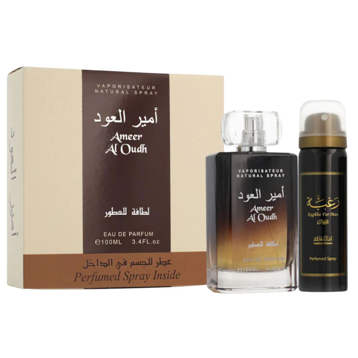 LATTAFA - Lattafa Ameer Al Oudh Edp 100ml + Deo 50ml
