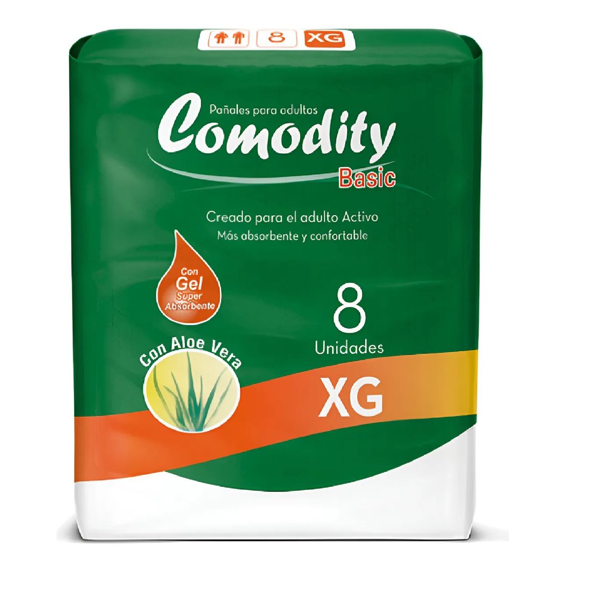 GENERICO - Pañales Adulto Comodity Basic Talla Xg Incontinencia Fuerte