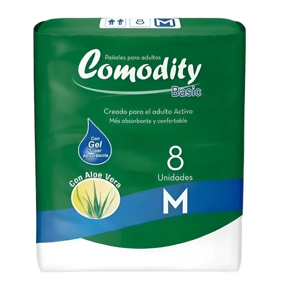 GENERICO - Pañales Adulto Comodity Basic Talla M Incontinencia Fuerte