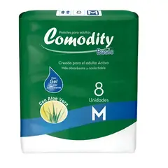 GENERICO - Pañales Adulto Comodity Basic Talla M Incontinencia Fuerte