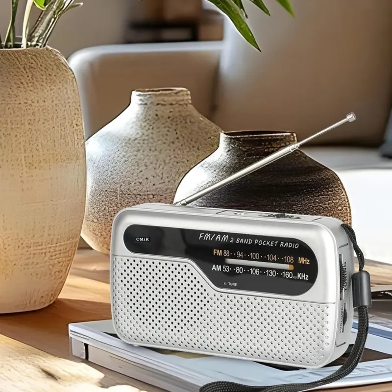 GENERICO - Radio de Bolsillo Portátil AMFM MK-6