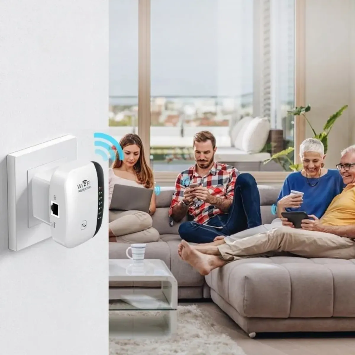 MOVI - Amplificador Wifi para Casa u Oficina Cobertura total