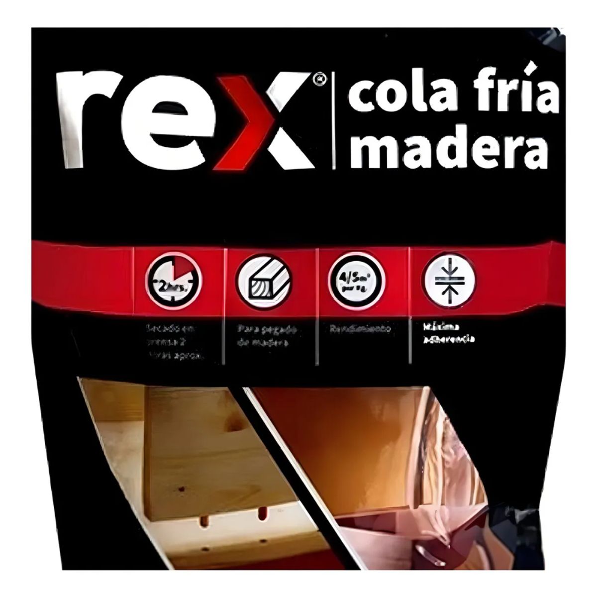 REX - COLA FRIA PARA MADERA REX DOY PACK 1 KG
