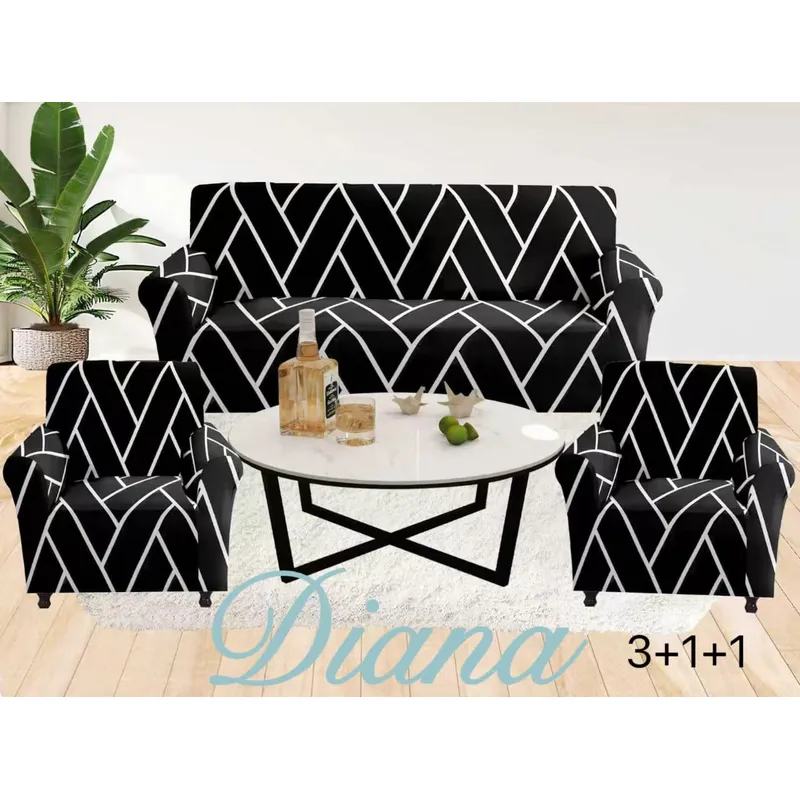 DIANA - SET FUNDA PARA SOFA CON DISEÑO