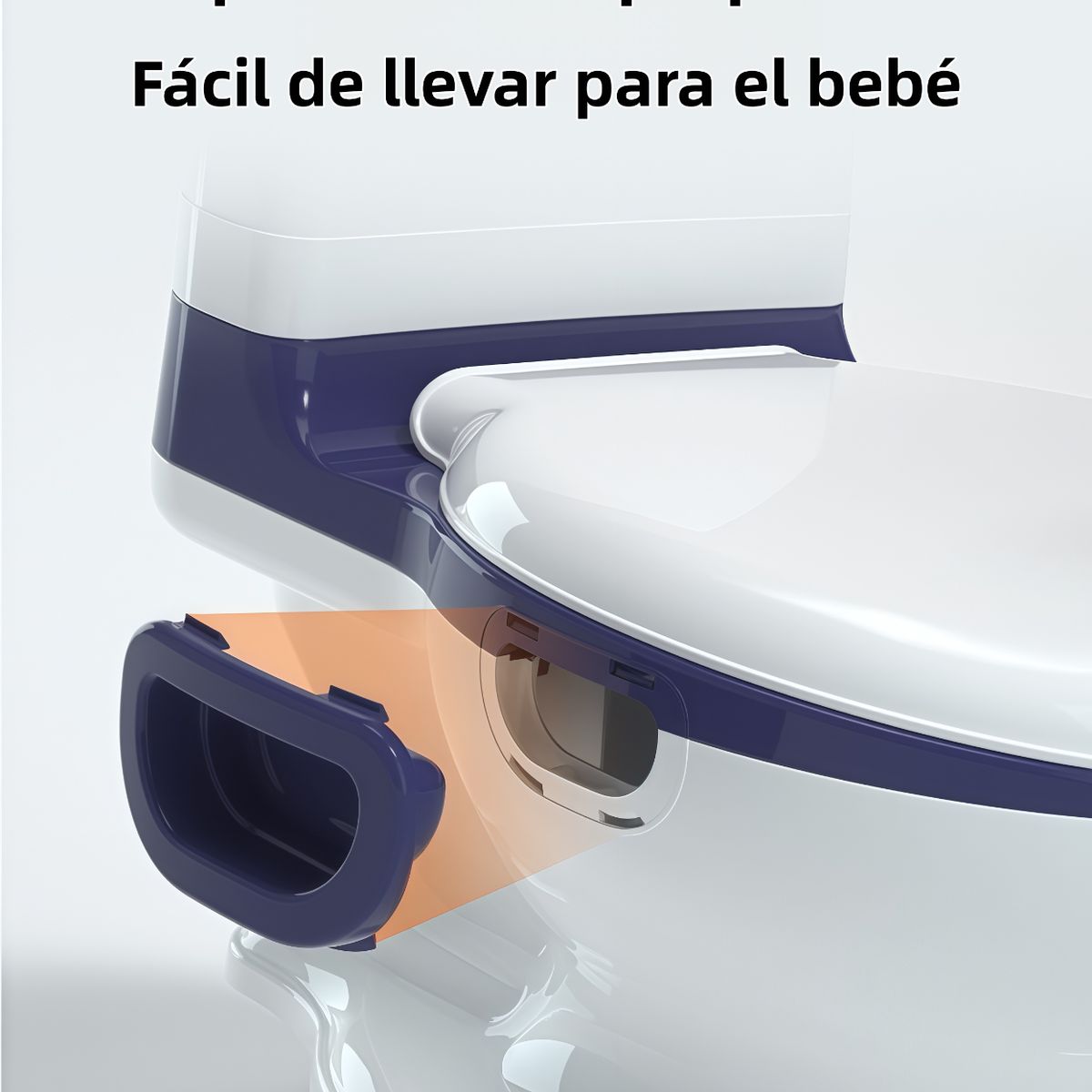 OASIS - Bacinica Bañito Entrenador Niños Asiento Acolchado Cn Sonido