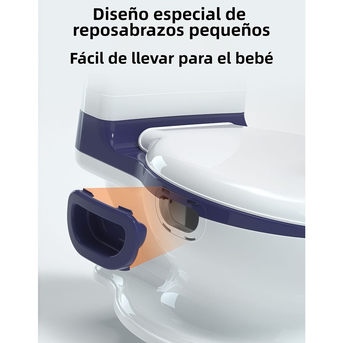 OASIS - Bacinica Bañito Entrenador Niños Asiento Acolchado Cn Sonido