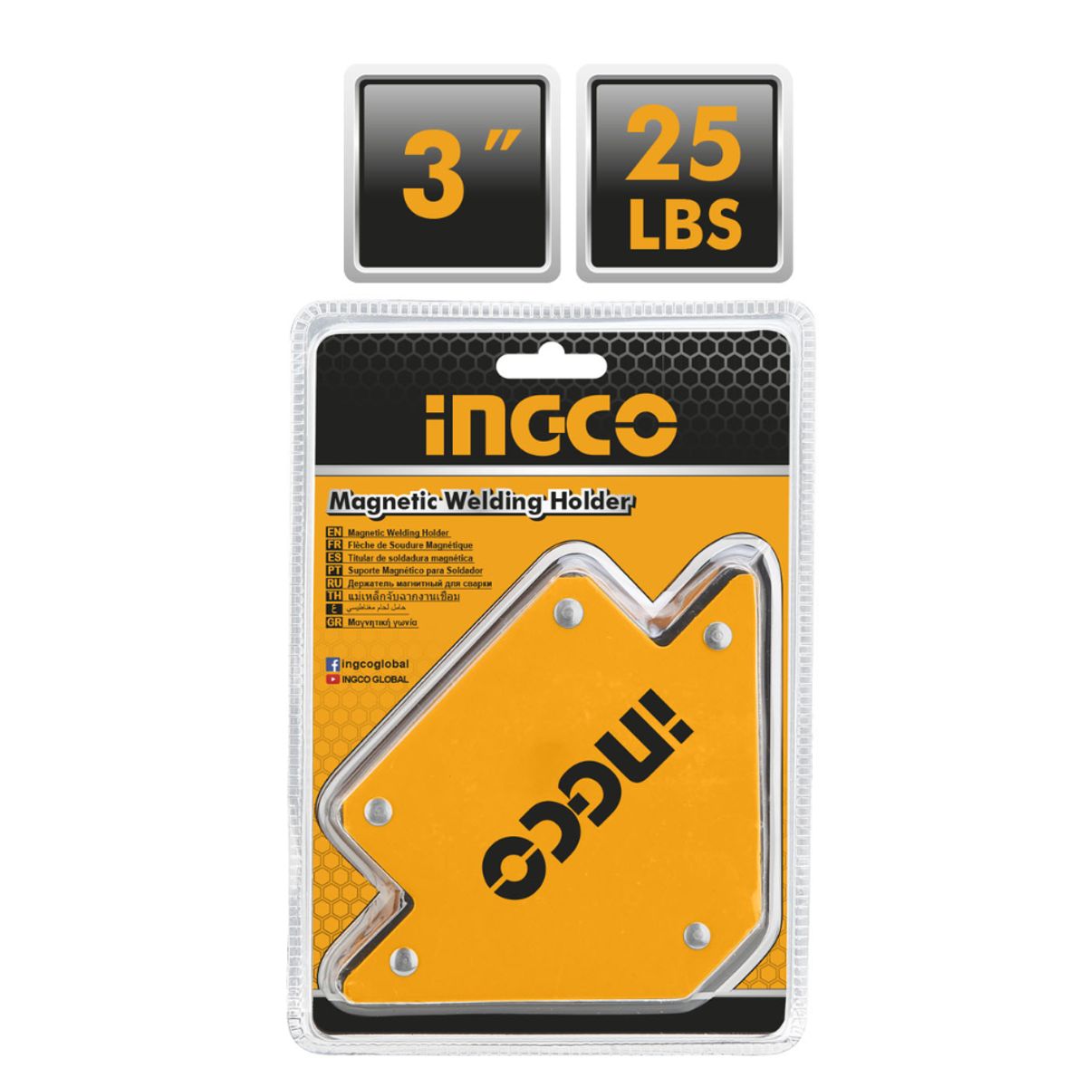 INGCO - ESCUADRA MAGNETICA PARA SOLDAR 3 INGCO