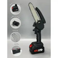 GENERICO - Mini Motosierra Inalámbrica 48V Kit de Poda Portátil