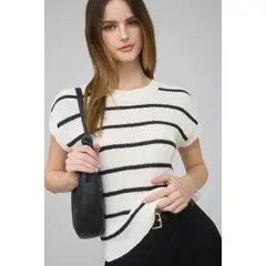 VRUSSO - Chaleco Tejido Manga Corta