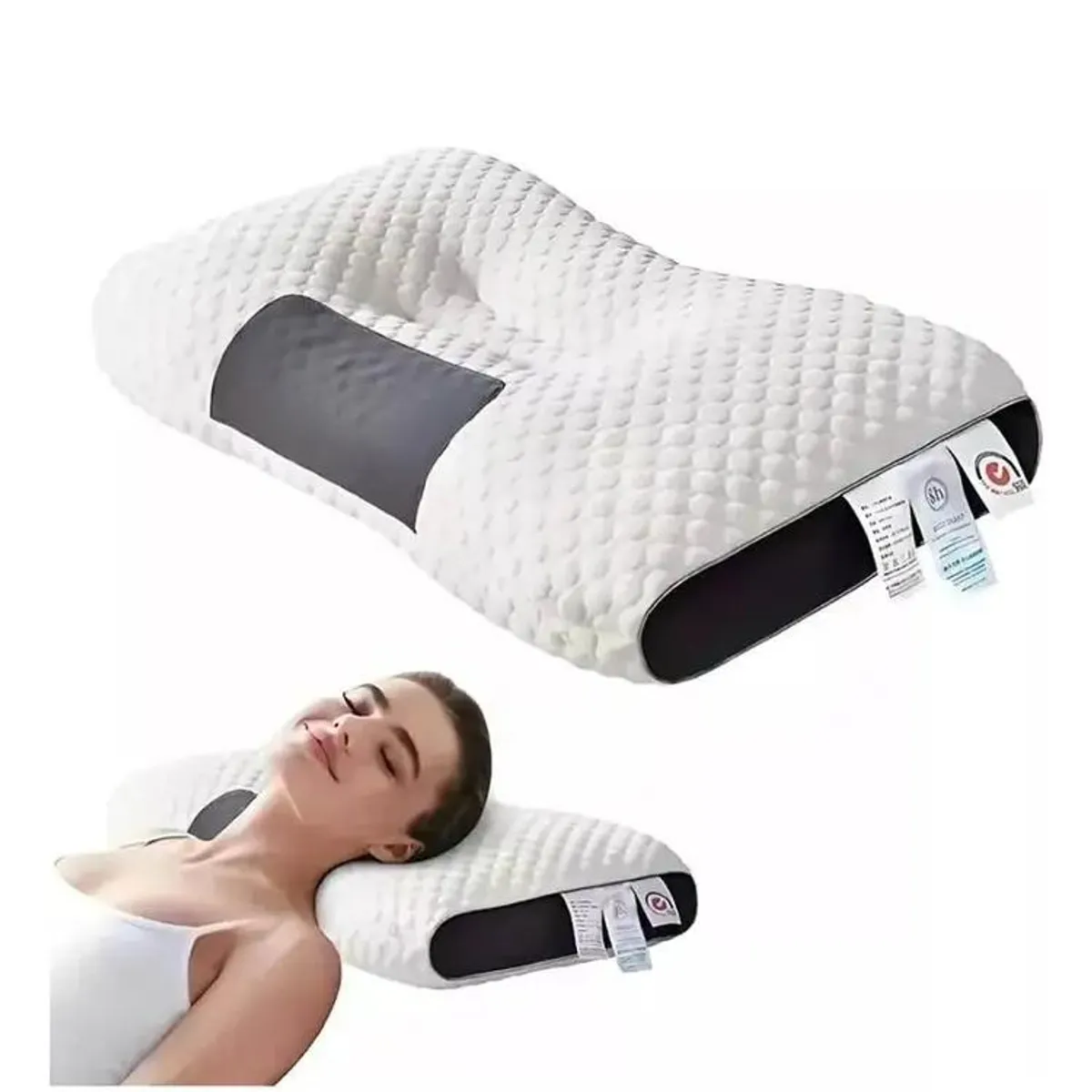 GENERICO - Pack 2 Almohadas  Ergonómicas Ortopédicas