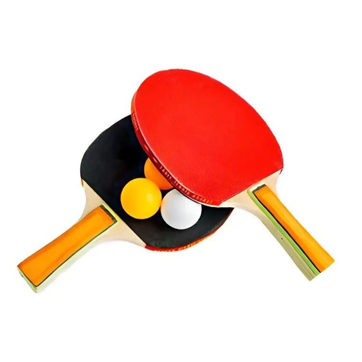 GENERICO - Set de paletas y pelotas de ping pong