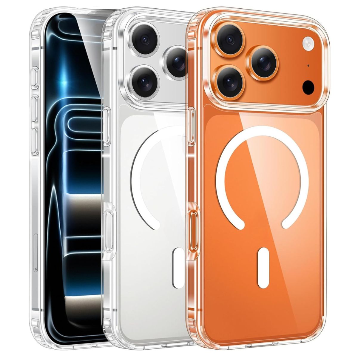 GENERICO - Carcasa Transparente Magsafe Premiun Para iPhone 17 Pro Max