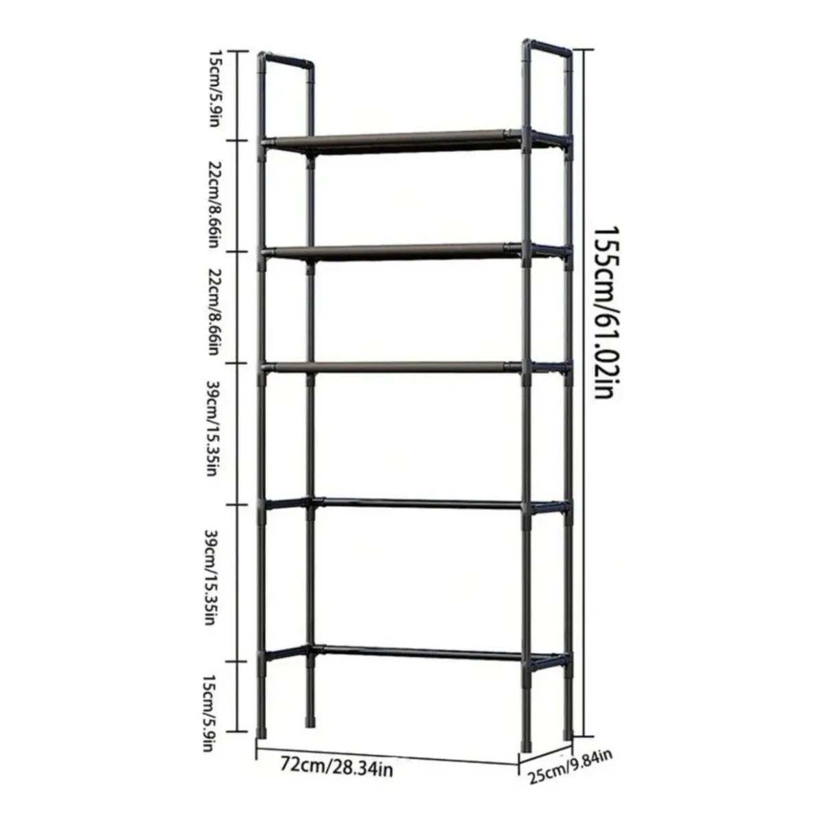 Mueble Organizador de Baño sobre Lavadora, marca GENERICO - Foto Principal