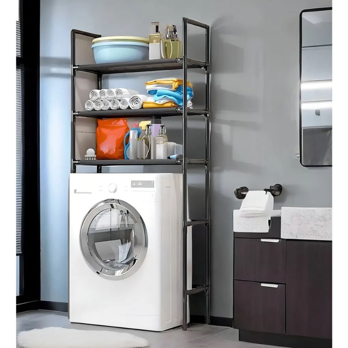 Mueble Organizador de Baño sobre Lavadora, marca GENERICO - Foto 2