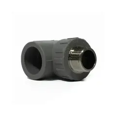GENERICO - CODO 90 ROSCA METALICA PPR SO-HE 32 MM X 3/4"