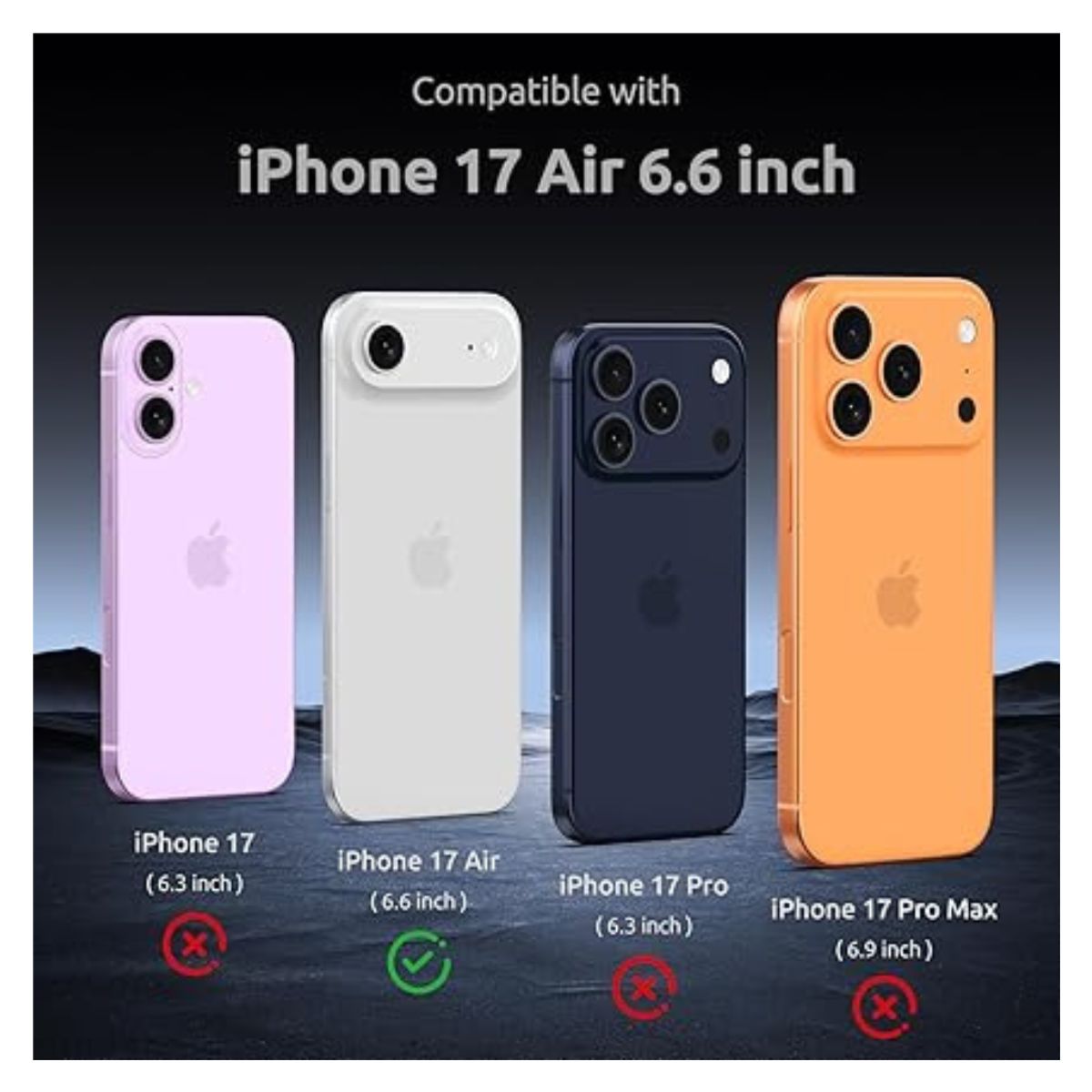 GENERICO - Carcasa Transparente Magsafe Premiun Para iPhone 17 Air