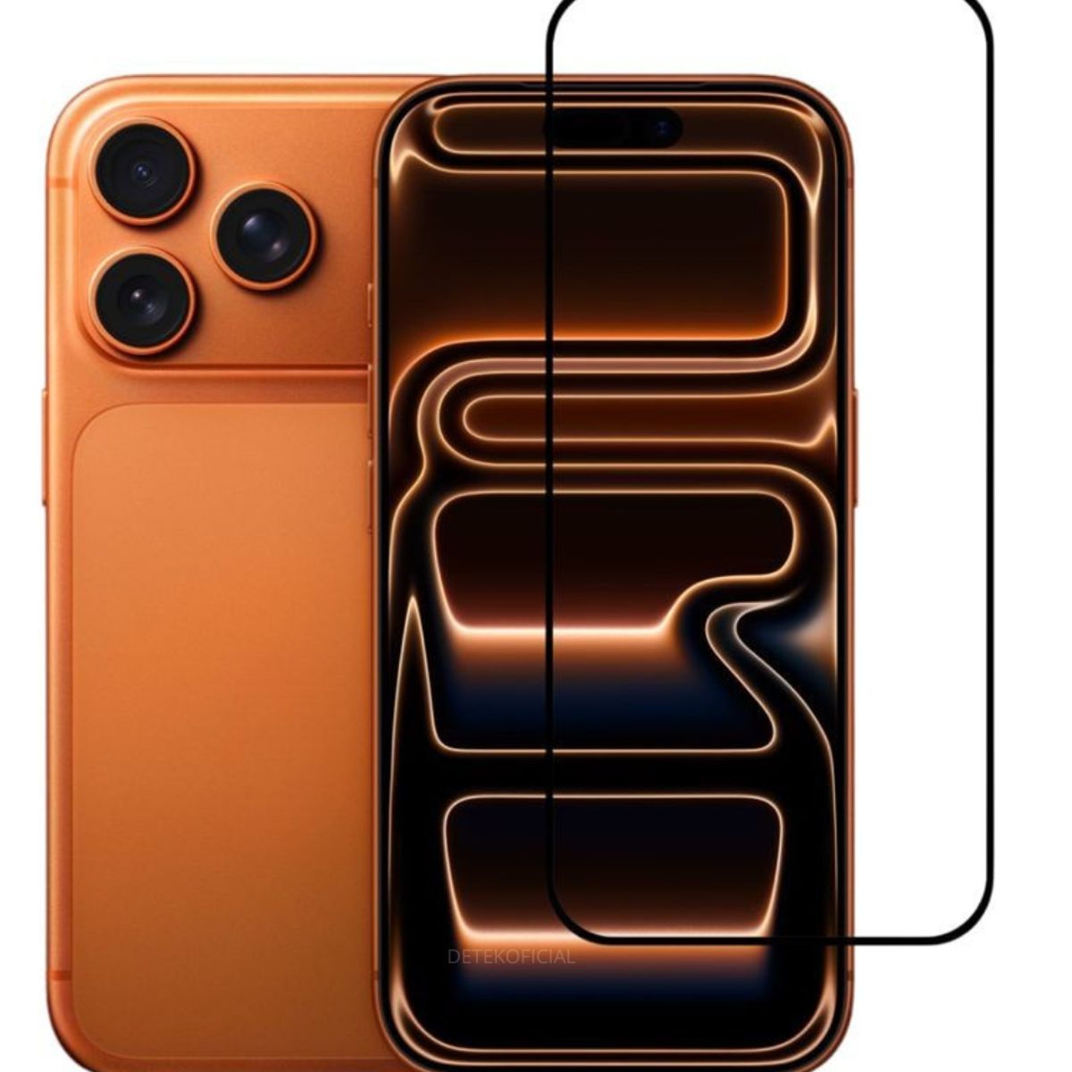 GENERICO - Lamina Mica Vidrio Templado Completa Para iPhone 17 Pro Max