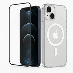 GENERICO - Carcasa Para iPhone 17 Transparente MagSafe + Mica