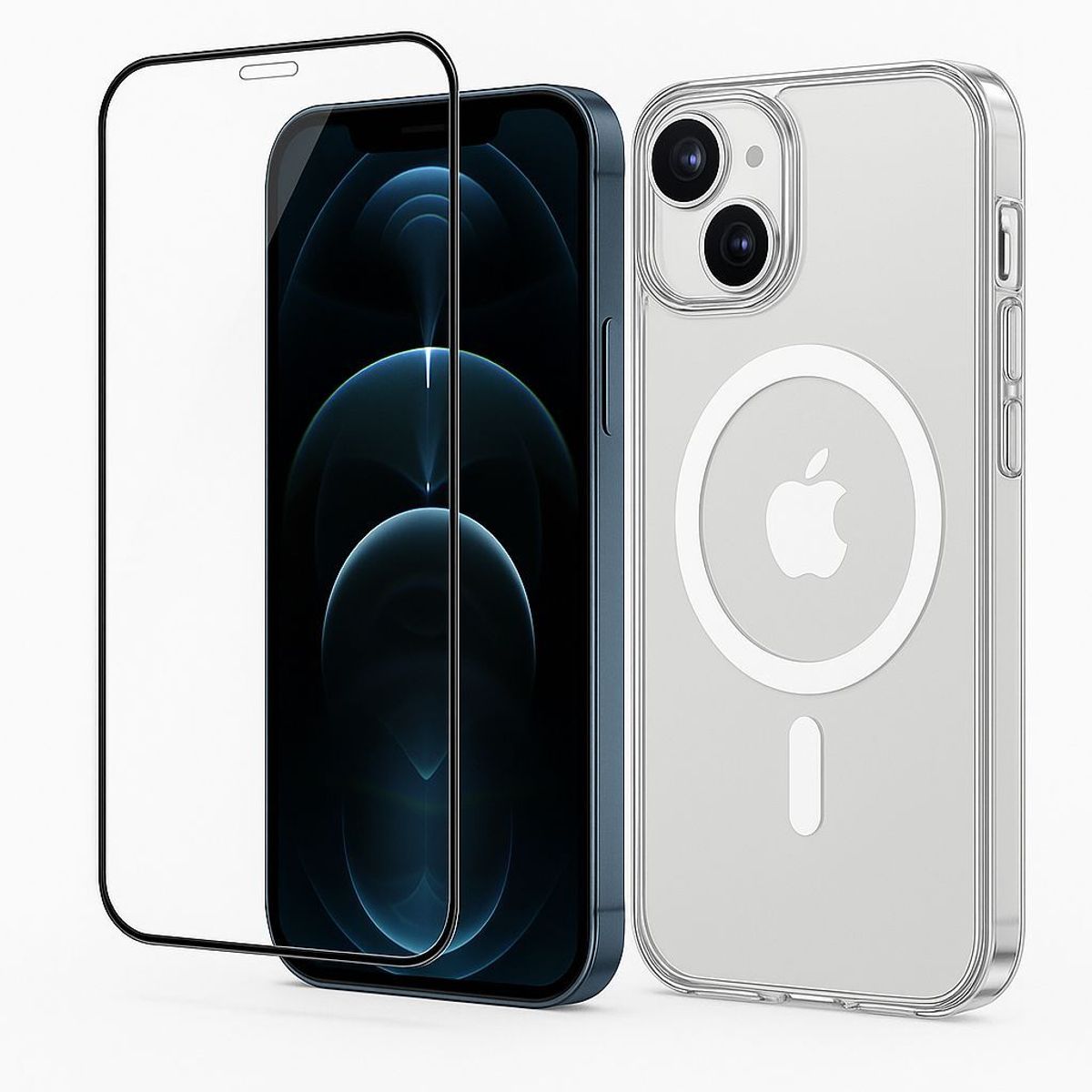GENERICO - Carcasa Para iPhone 17 Transparente MagSafe + Mica