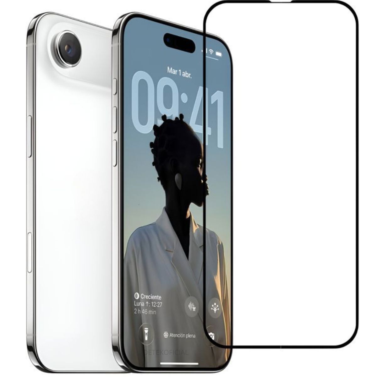 GENERICO - Lamina Mica Vidrio Templado Completa Para iPhone 17 Air