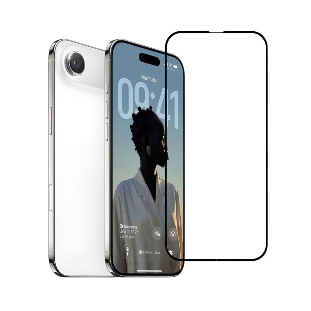 GENERICO - Lamina Mica Vidrio Templado Completa Para iPhone 17 Air