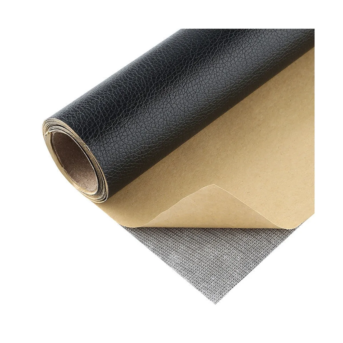 ZG STORE - Rollo Parche Reparación Adhesivo Cuero Sofá 500x50 Cm Negro