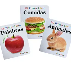 GENERICO - Set De 10 mi primer Libros De Aprendizaje (símil Tarjetas Aprendizaje)