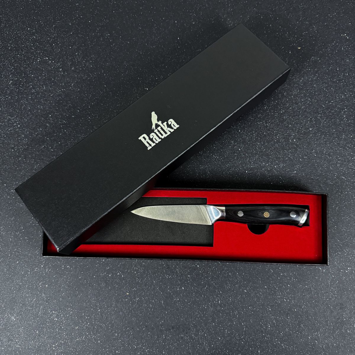 RAUKA - Cuchillo de Cocina Puntilla Rauka Acero Inoxidable 20cm