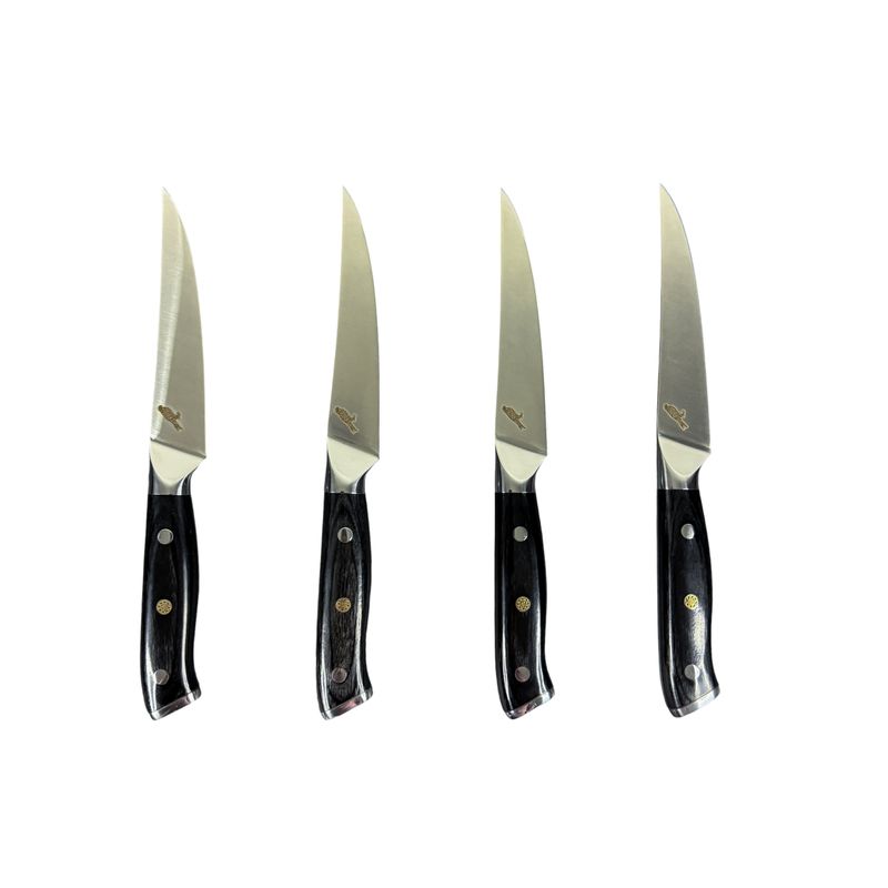RAUKA - Set de 4 Cuchillos de Mesa Rauka Acero Inoxidable 22cm