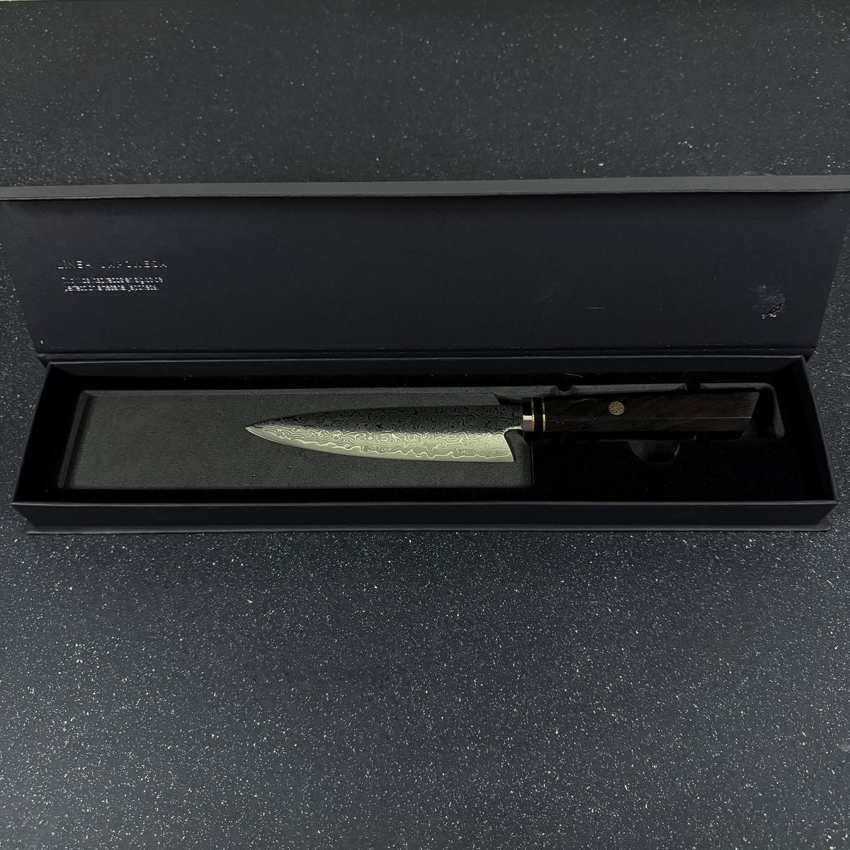 RAUKA - Cuchillo de Cocina Profesional Puntilla Rauka Acero Damasco 67 capas 27cm