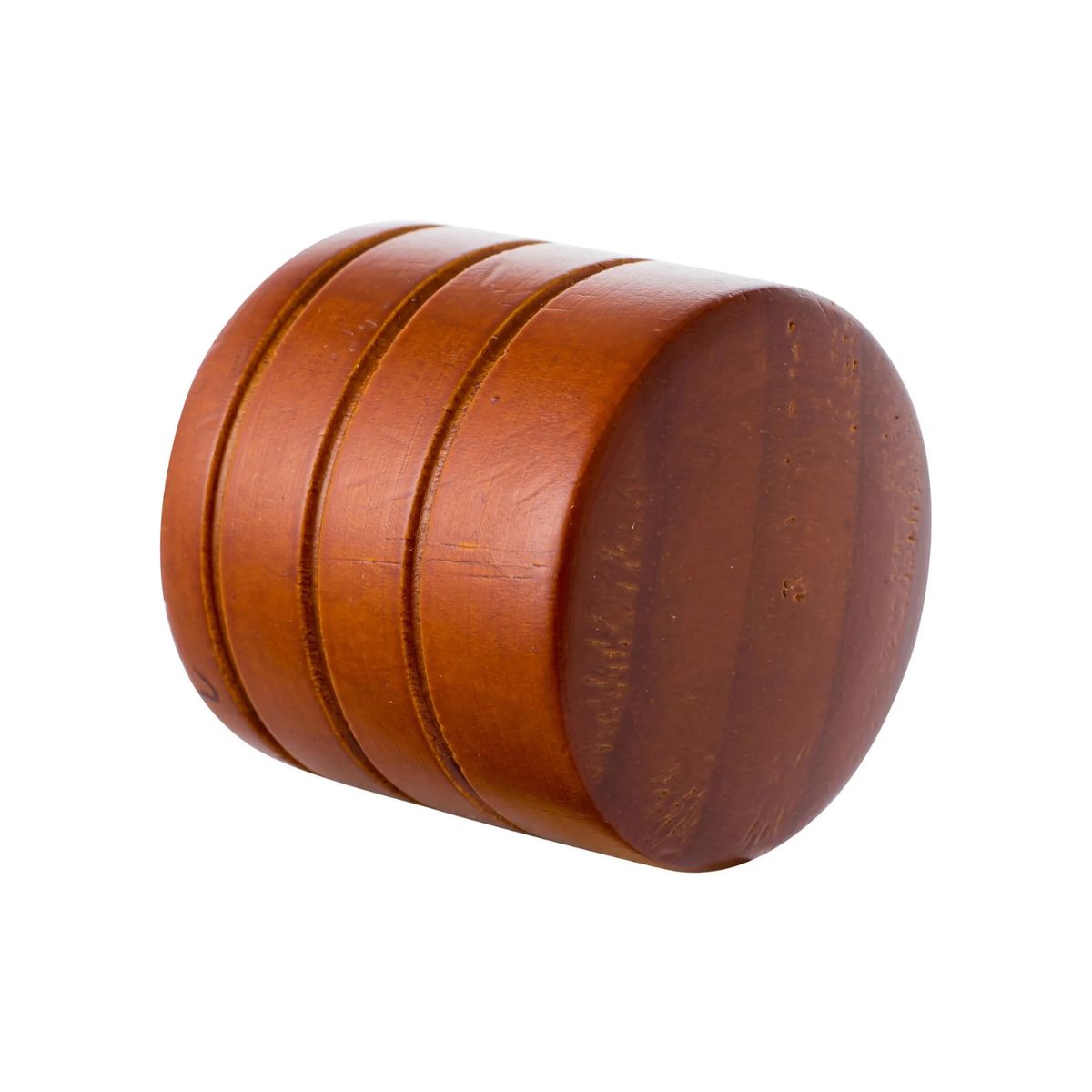 JUST HOME - Set terminales para barra cortina 19 mm 2 unidades chocolate