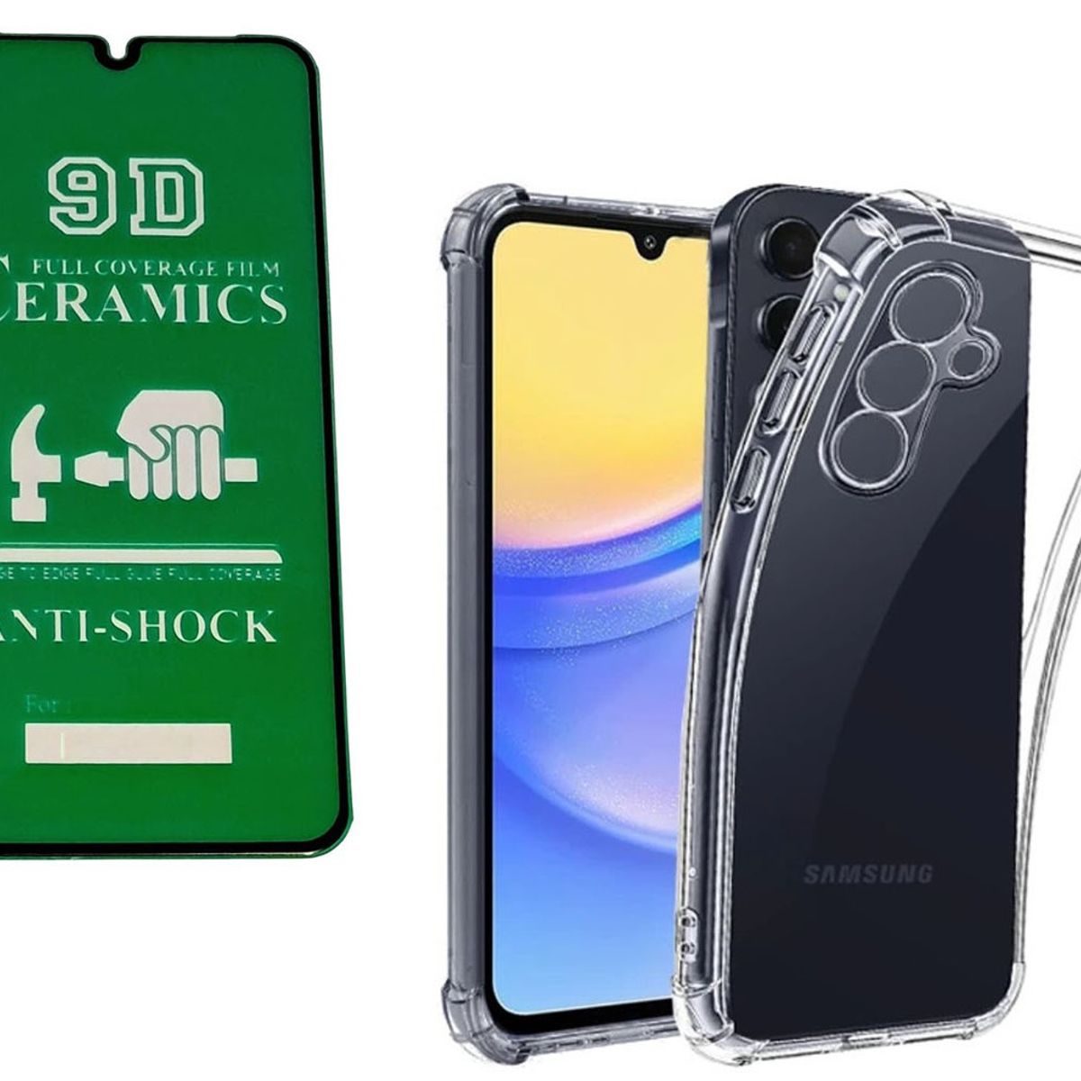 GENERICO - FUNDA PARA GALAXY A17 + PROTECTOR PANTALLA