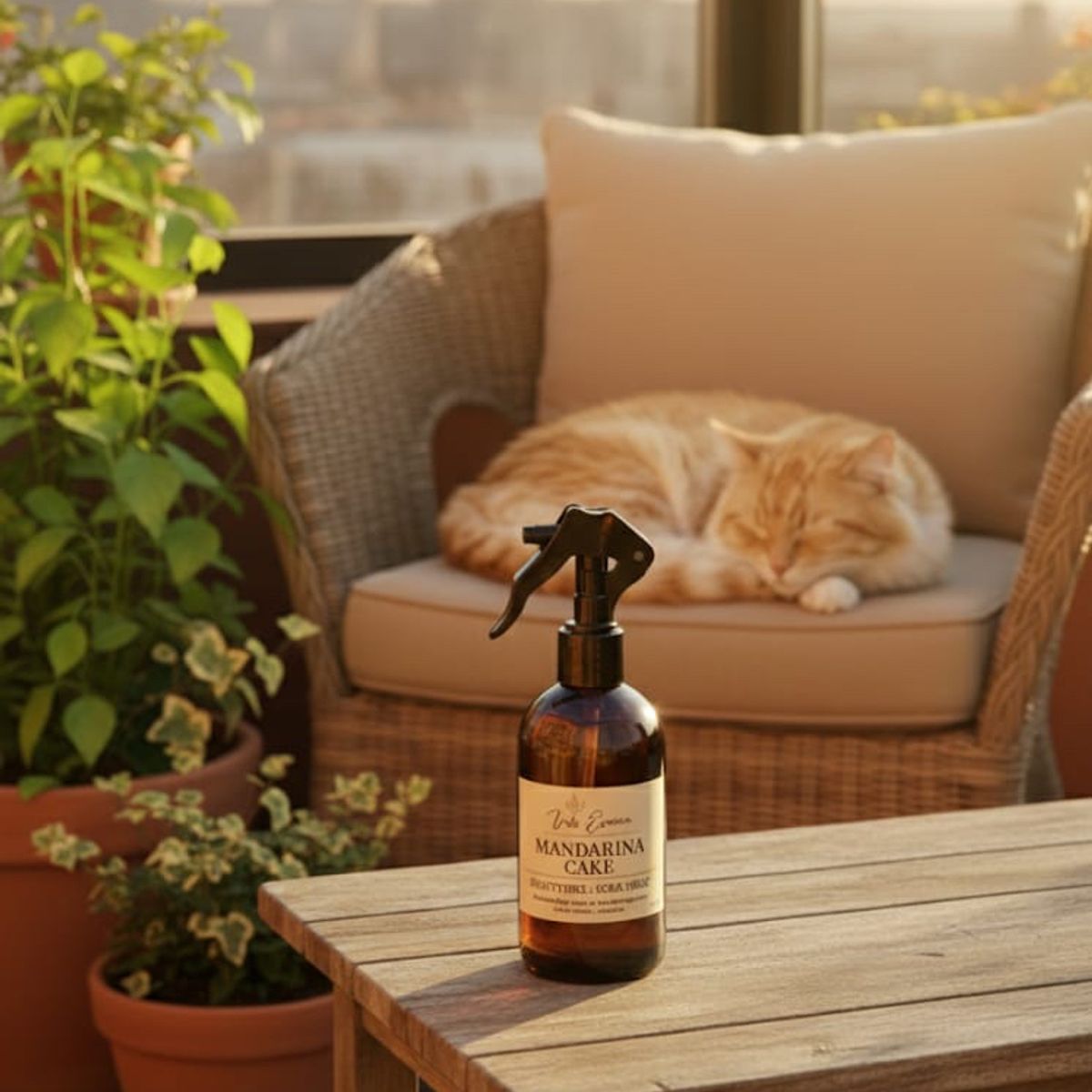 GENERICO - Home Spray Mandarina Cake - Dulzura y Energía positiva - 250 ml