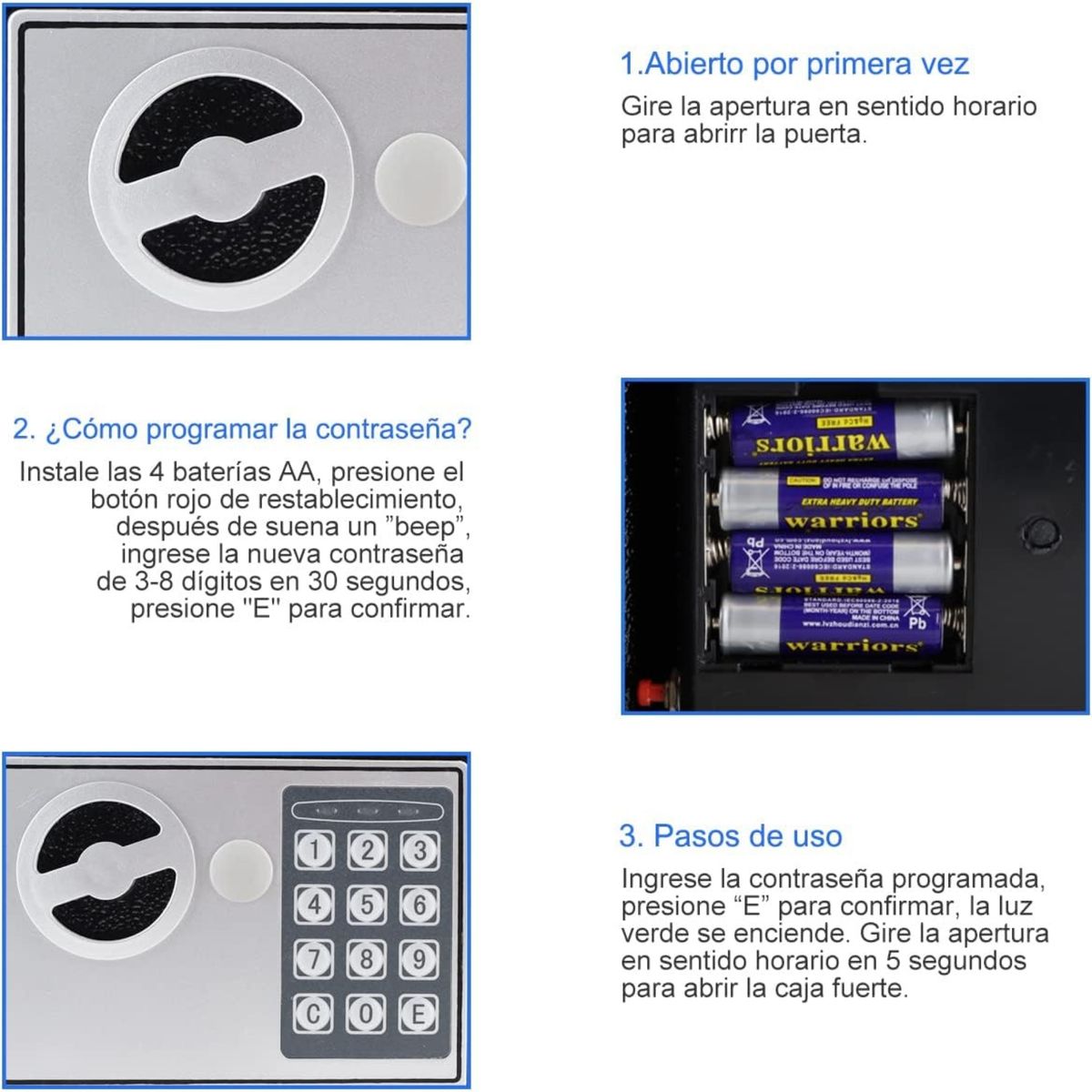 MOVI - Caja Fuerte De Seguridad Digital 23x17x17